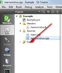 Базова програма в Qt Widgets (Qt GuiApplication) widgets