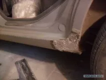 Кузовний ремонт. Наплавлення оловом наплавлення