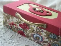 Декор предметів День народження Картонаж Картонаж Чайна коробка - скринька Картон день