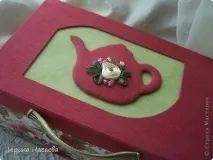 Декор предметів День народження Картонаж Картонаж Чайна коробка - скринька Картон народження