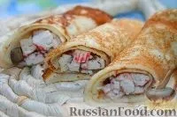 Млинці, Млинці з грибами, рецепти з фото на 31 рецепт рецепт