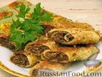Млинці, Млинці з грибами, рецепти з фото на 31 рецепт рецепти