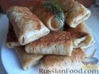 Млинці, Млинці з грибами, рецепти з фото на 31 рецепт рецепт