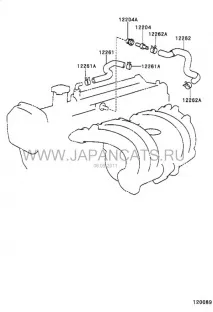Crankcase ventilation system клапанної кришки