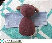 Джинсовий костюм для ведмедика джинсовий