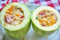 Фарширований кабачок - покроковий рецепт з фото рецепт