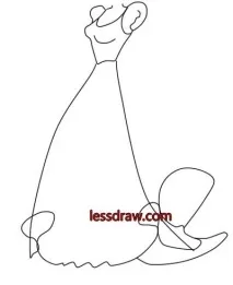 Як намалювати гарне плаття олівцем поетапно, ❤Lessdraw❤ поетапно