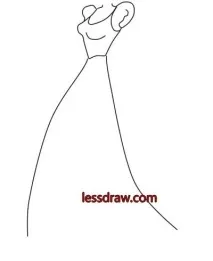 Як намалювати гарне плаття олівцем поетапно, ❤Lessdraw❤ гарне