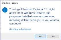 Як вимкнути Internet Explorer у Windows 10, PC Life life