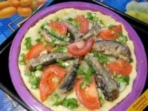 Кіш з картоплею та шпротами (покроковий рецепт з фото) рецепт