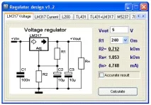 LM317 регульований стабілізатор напруги та струму стабілізатор