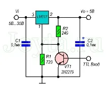 LM317 регульований стабілізатор напруги та струму регульований