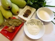 Малосольні кабачки - Покроковий рецепт з фото, Закуски рецепт