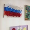 Майстер-клас «Український прапор із рису та сочевиці» майстер-клас