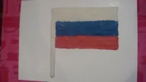 Майстер-клас «Український прапор із рису та сочевиці» рису