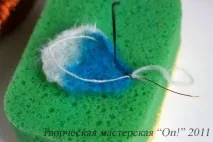 Майстер-клас з валяння квітки плюмерії на каркасі – Ярмарок Майстрів майстер-клас