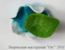 Майстер-клас з валяння квітки плюмерії на каркасі – Ярмарок Майстрів валяння