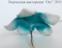 Майстер-клас з валяння квітки плюмерії на каркасі – Ярмарок Майстрів валяння