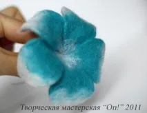 Майстер-клас з валяння квітки плюмерії на каркасі – Ярмарок Майстрів майстер-клас