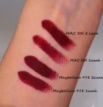 Maybelline Color Sensational Matte №978 Burgundy Blush color