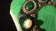 МК вишитий бісером кулон Підкова – Ярмарок Майстрів кулон