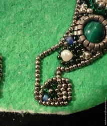 МК вишитий бісером кулон Підкова – Ярмарок Майстрів підкова