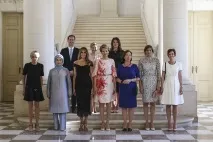 Чоловік прем’єр-міністра Люксембургу на зустрічі перших леді! єр-міністра