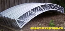 Навантаження та принцип дії арок ангара 2 навантаження