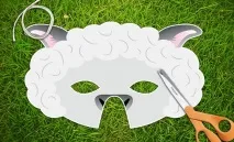 Новорічні маски овечок можна