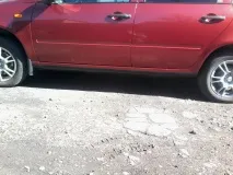 Обробка порогів Антигравієм Лада Калина обробка