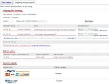 Опис товару та угоди на eBay, Клуб онлайн-шопінгу (ex опис