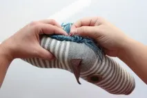 Виріб для дітей конячка на паличці виріб