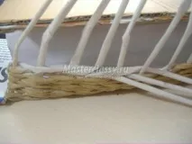 Вироби з газетних трубочок палички