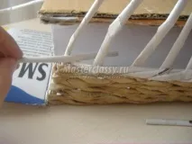 Вироби з газетних трубочок Тепер