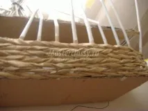 Вироби з газетних трубочок Тепер