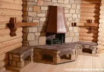 Підлога для передкамінної зони передкамінної