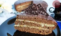 Святковий торт з грильяжем і карамельним кремом своїми руками. кремом