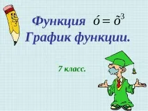 Презентація з математики на тему – quot; Кубічна функція – quot; (7 клас) презентація