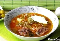 Розсольник з перловкою та солоними огірками нирками рецепт перловкою