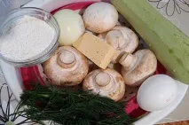 Рецепт Смажені кабачки з покроковим грибами з фотографіями. смажені