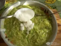 Рецепт Омлет із кабачком, із зеленню та сиром (знахідка в меню маленьких дітей) омлет