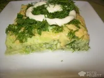 Рецепт Омлет із кабачком, із зеленню та сиром (знахідка в меню маленьких дітей) кабачком
