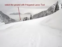 Північне сяйво в горах · «Світ Фотошопу» сяйво
