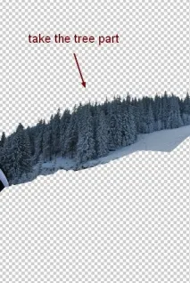 Північне сяйво в горах · «Світ Фотошопу» горах