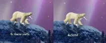 Північне сяйво в горах · «Світ Фотошопу» сяйво