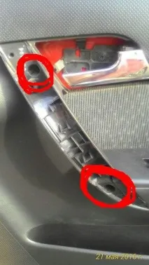 Зняття передніх карт Авео т250 (заміна передніх динаміків) карт