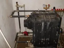 Схема обв’язки опалювального котла в котельні. котельні