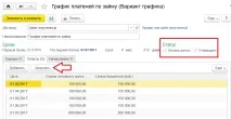 Облік кредитів та позик в 1С Комплексне 2 введення початкових залишків початкових