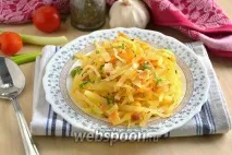Тушкована капуста по-чеськи рецепт з фото, як приготувати на тушкована