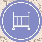 Пристрій для хитання дитячого ліжечка пристрій